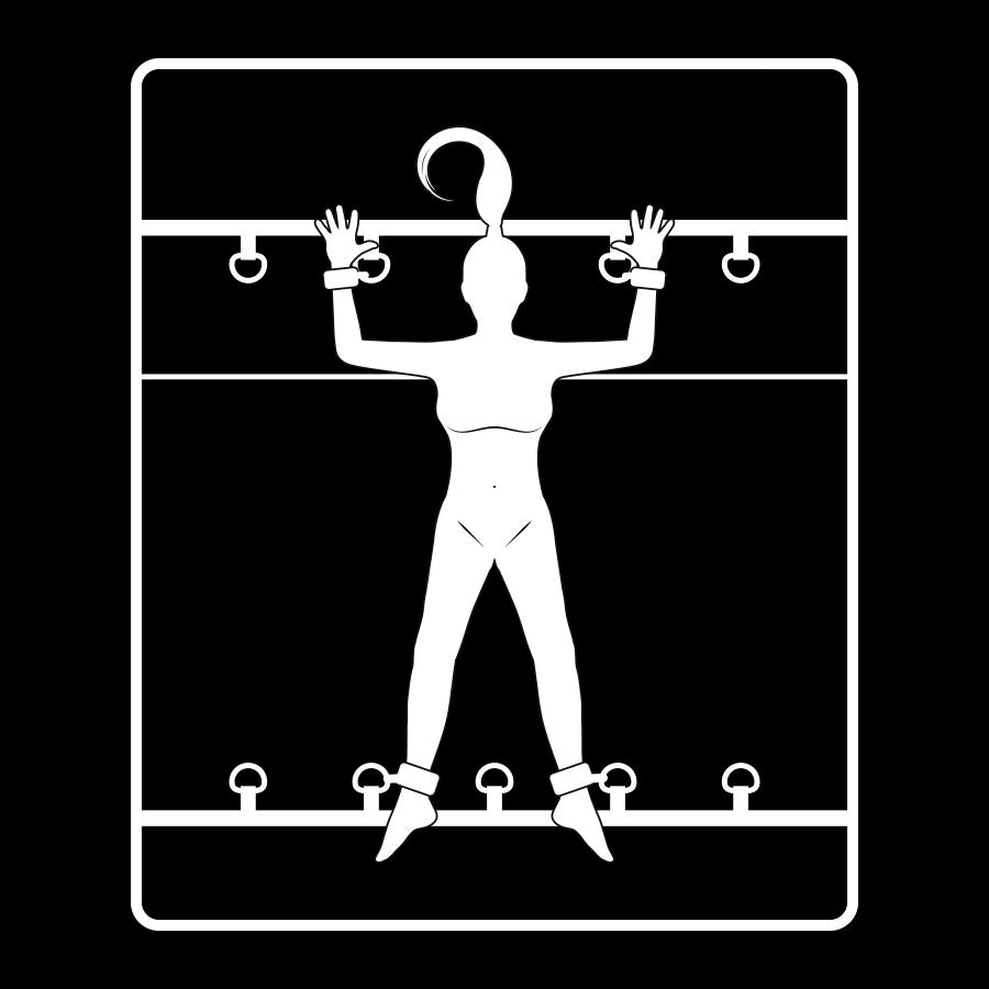 LUXURY BED RESTRAINTS SET WITH NEOPRENE LINING