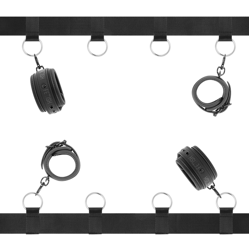 LUXURY BED RESTRAINTS SET WITH NEOPRENE LINING