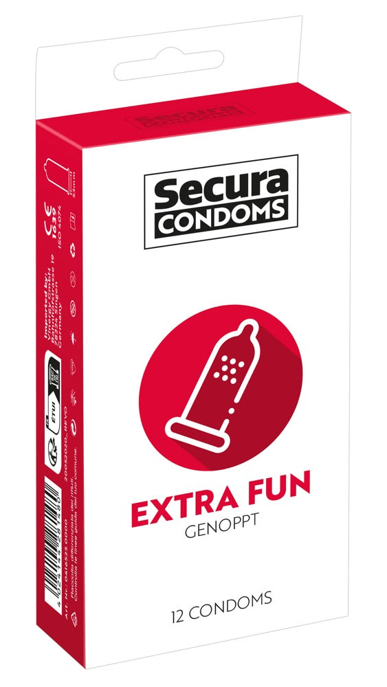 EXTRA FUN RIBBED CONDOMS
