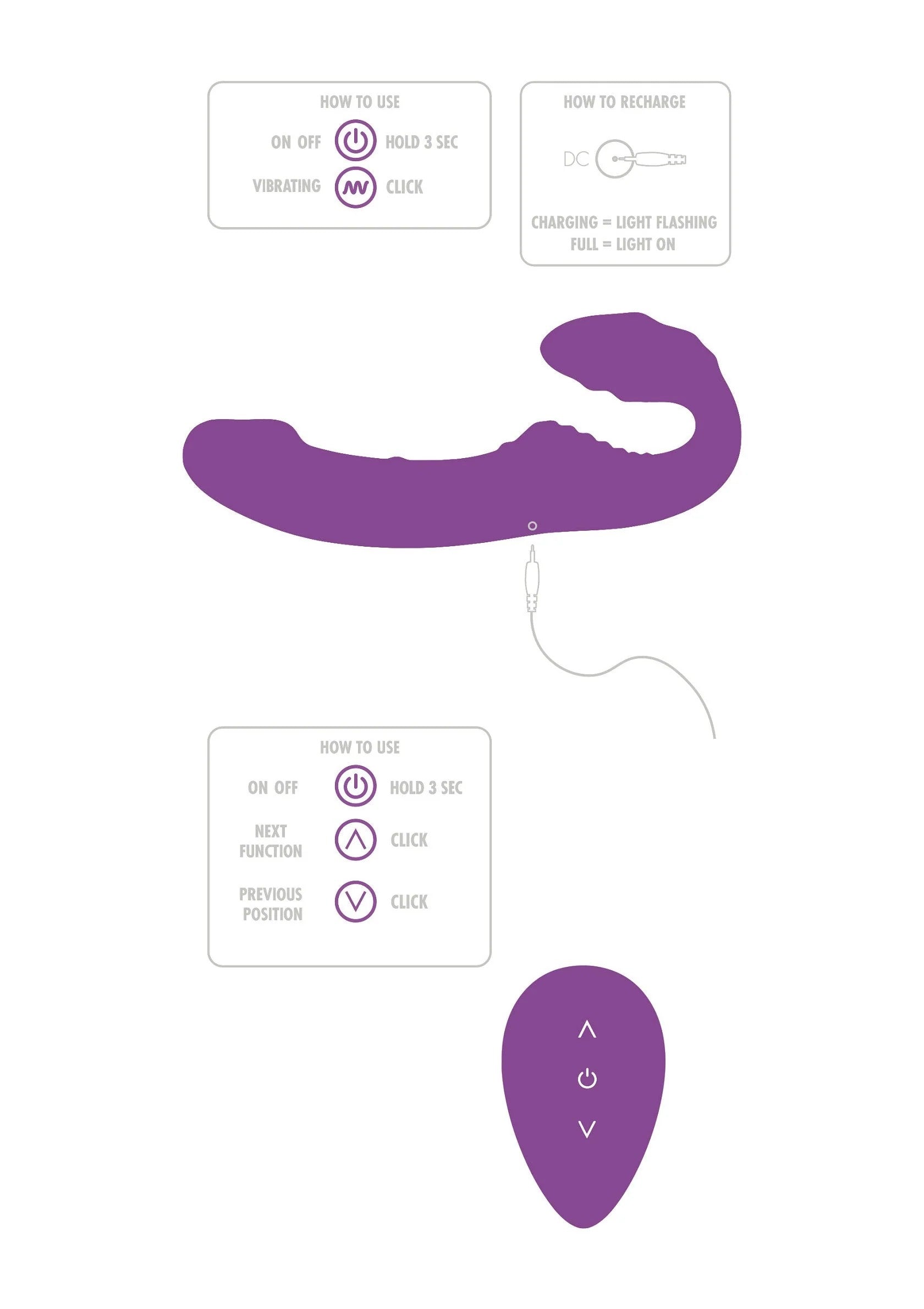 NYMPHEA STRAPPLES STRAP-ON