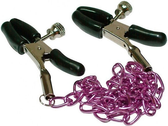NIPPLE CHAIN / NIPPLE CLAMPS IN PURPLE