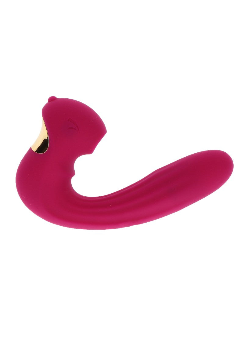 CELESTIAL LOVE VIBRATOR WITH CLITORAL STIMULATOR