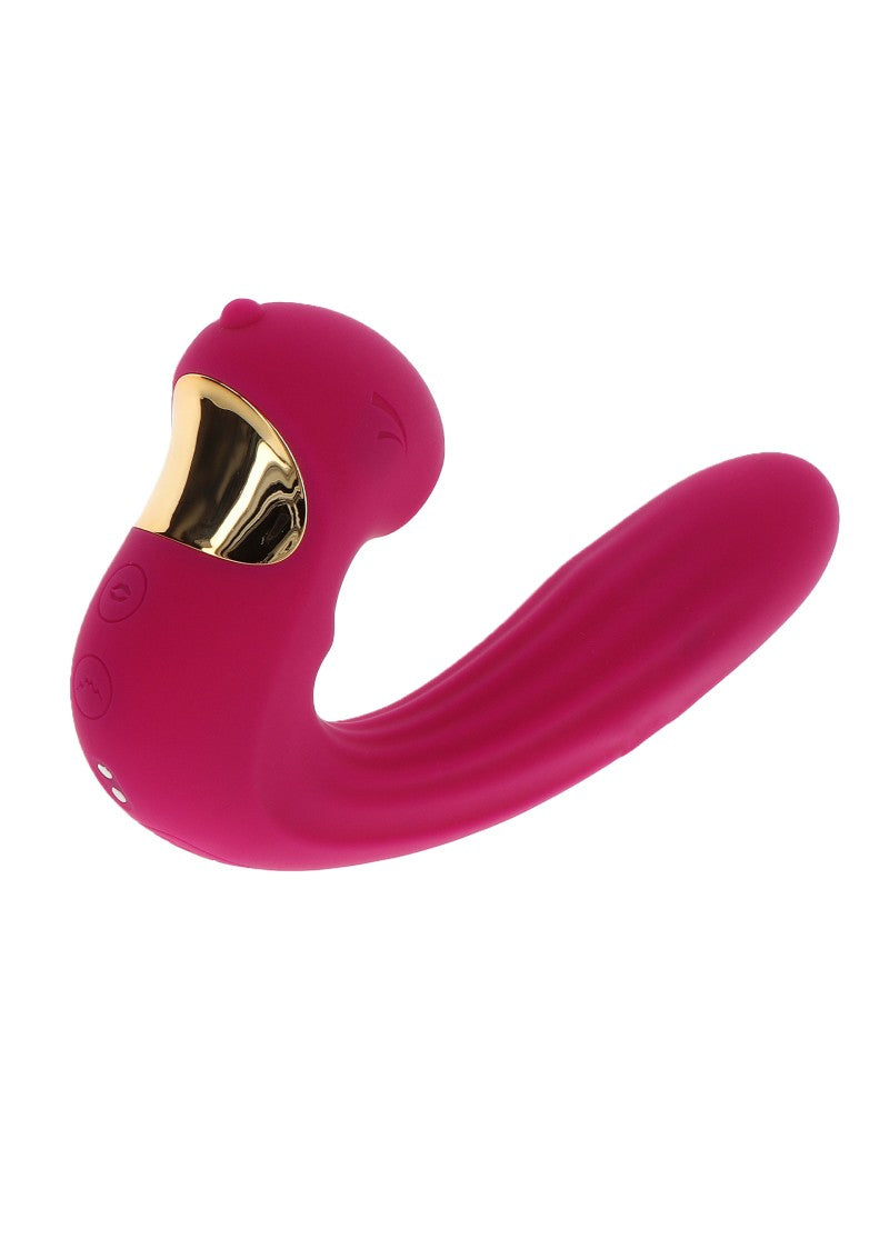 CELESTIAL LOVE VIBRATOR WITH CLITORAL STIMULATOR