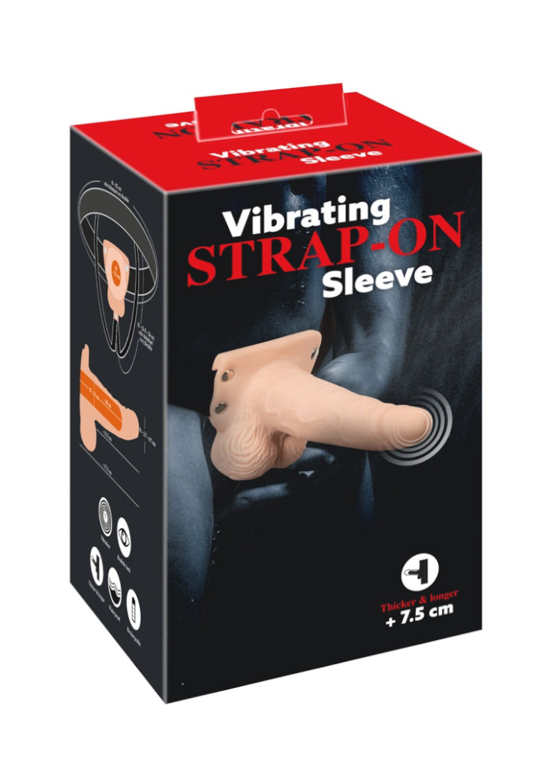 VIBRATING STRAP-ON SLEEVE