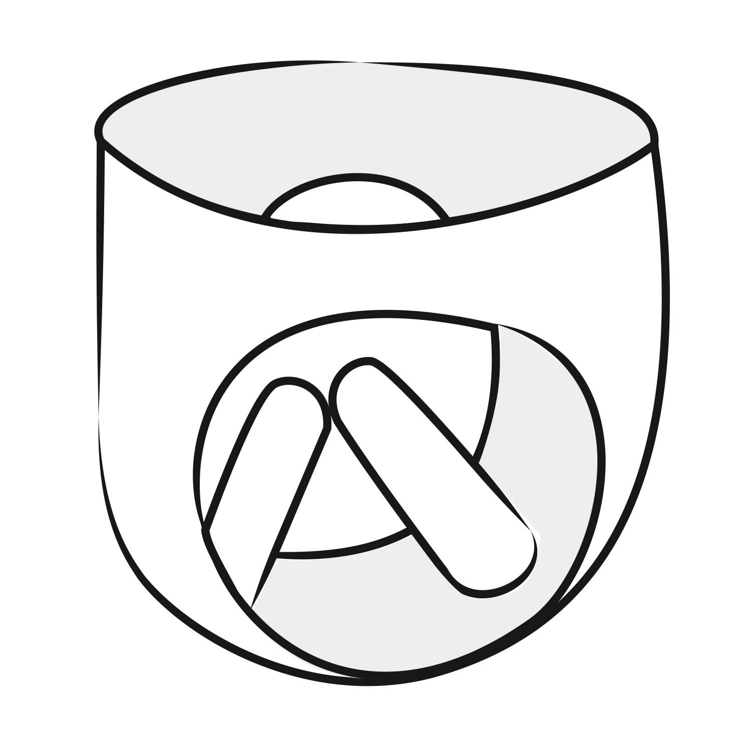 LEATHER G-STRING WITH 2 DILDOS