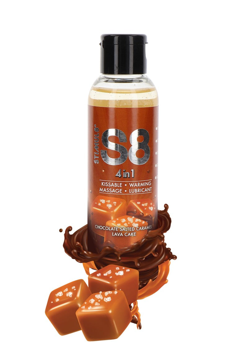 4 IN 1 -CHOCOLATE SALTED CARAMEL LAVA CAKE- DESSERT LUBRICANT 125ml