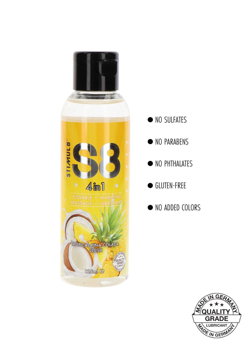 4 IN 1 -TROPICAL PINA COLADA SLUSH- DESSERT LUBRICANT 125ml