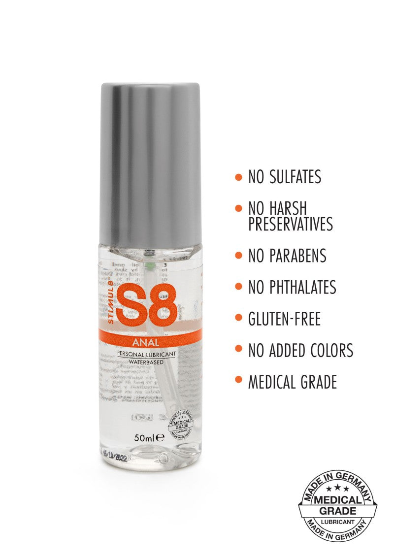 WATERBASED ANAL LUBRICANT S8