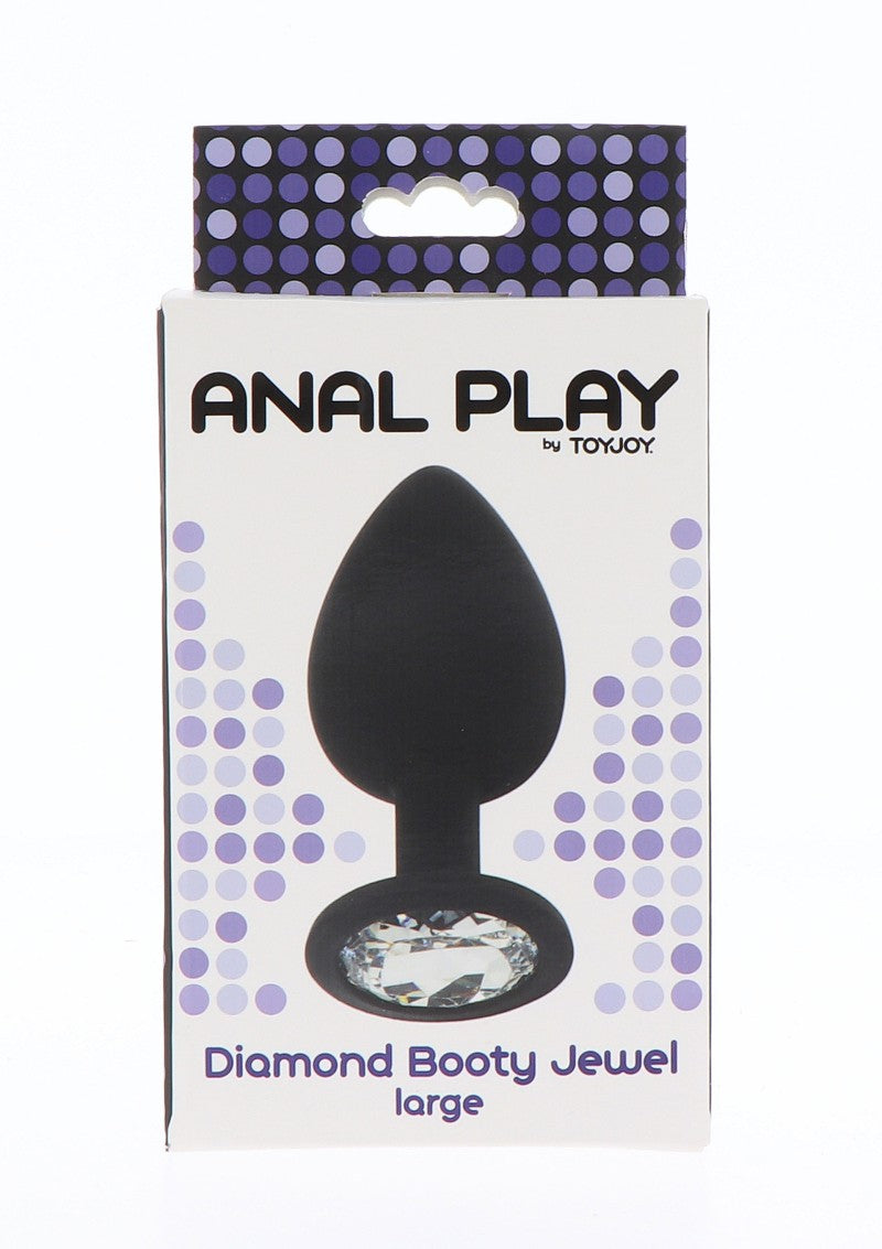 ANAL PLAY DIAMOND BOOTY JEWEL BUTT PLUG - LARGE