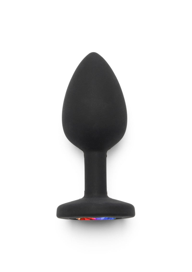 ANAL PLAY RAINBOW BOOTY JEWEL BUTT PLUG - SMALL