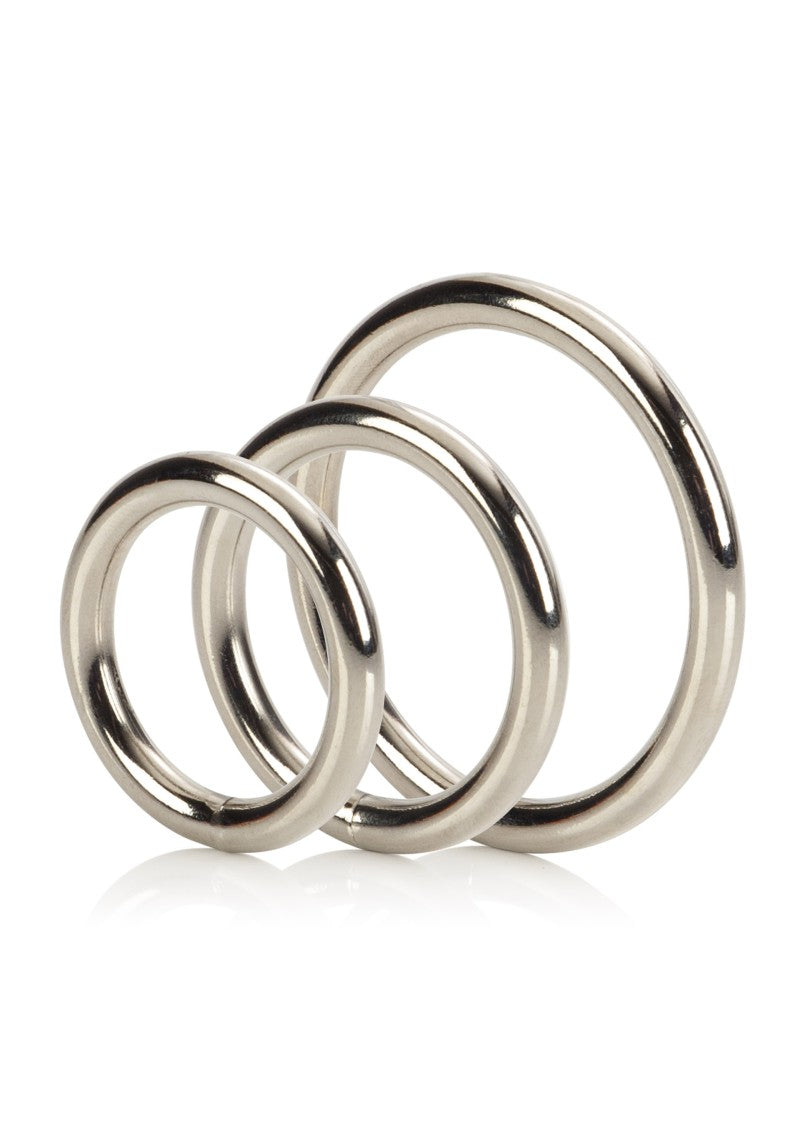 SILVER RINGS - 3 PC SET