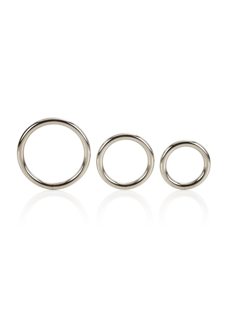 SILVER RINGS - 3 PC SET