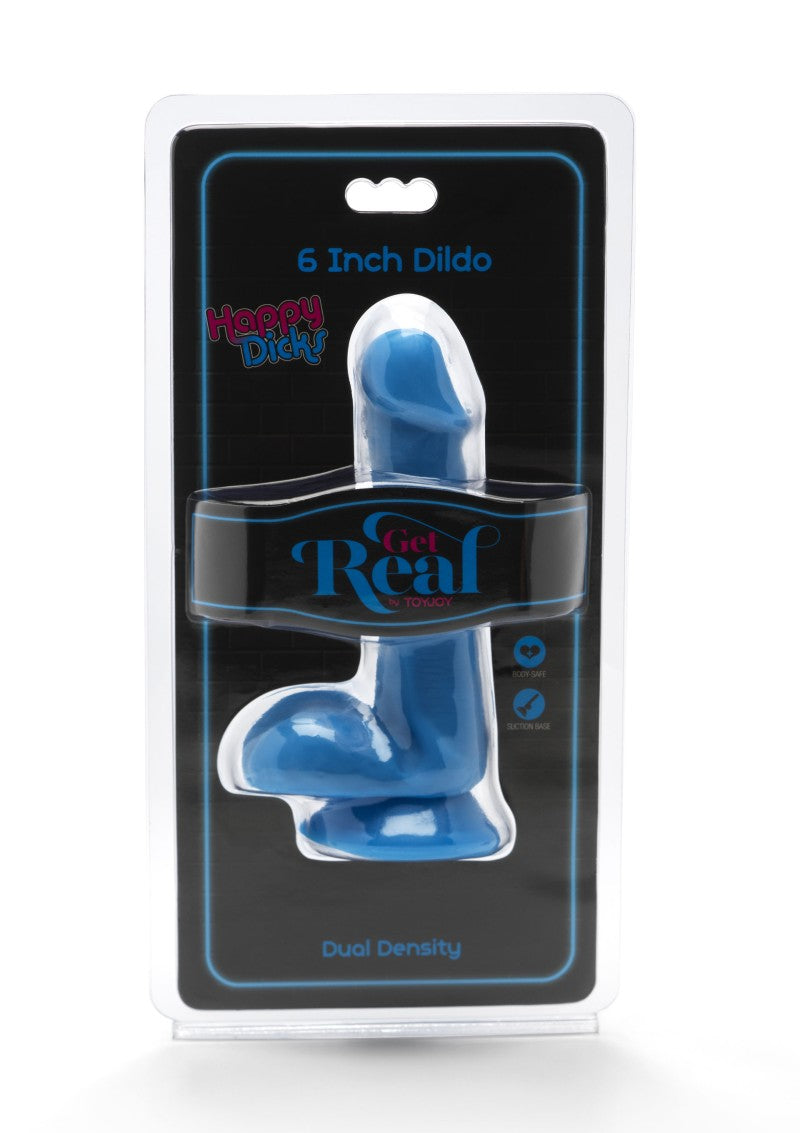 GET REAL HAPPY DICKS DILDO 6 INCH