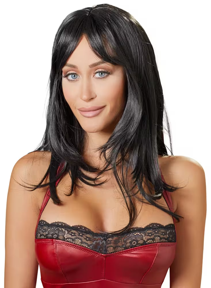 LONG SMOOTH WIG WITH A FRINGE