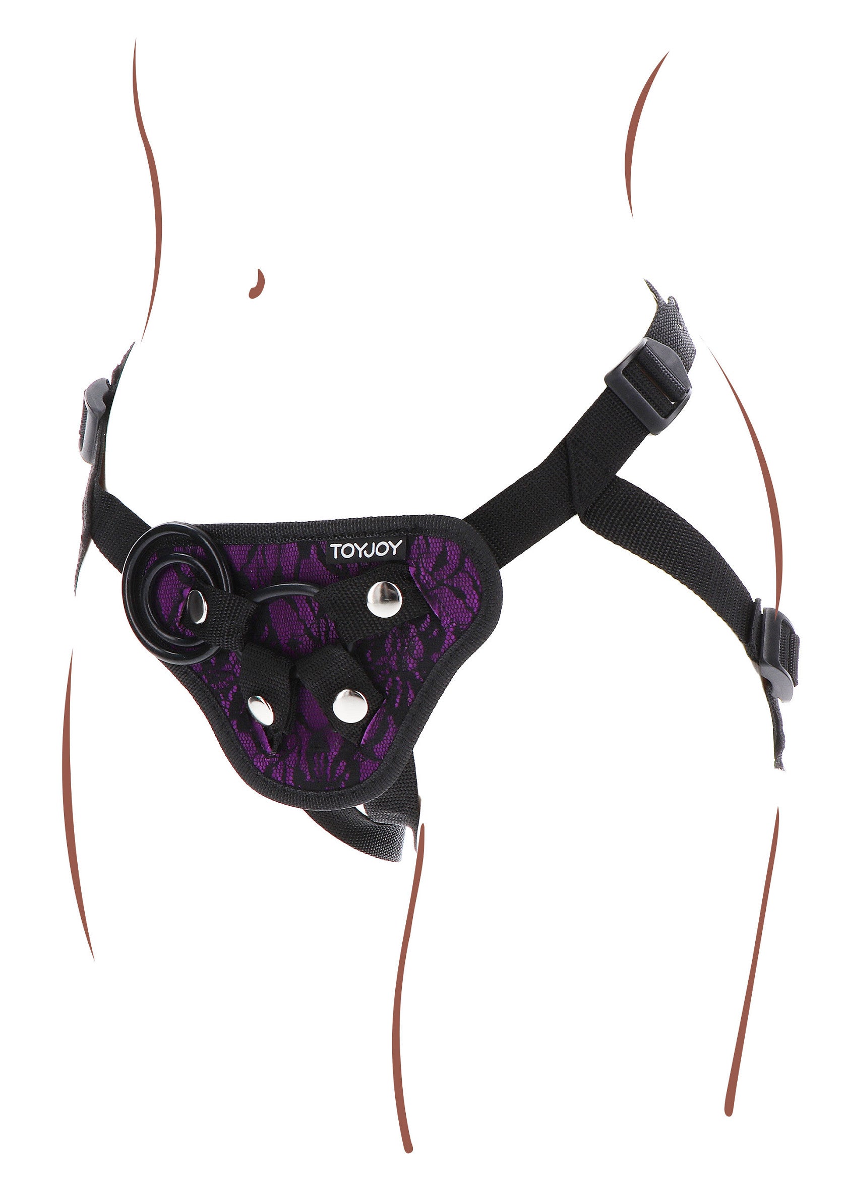 STRAP-ON LACE HARNESS