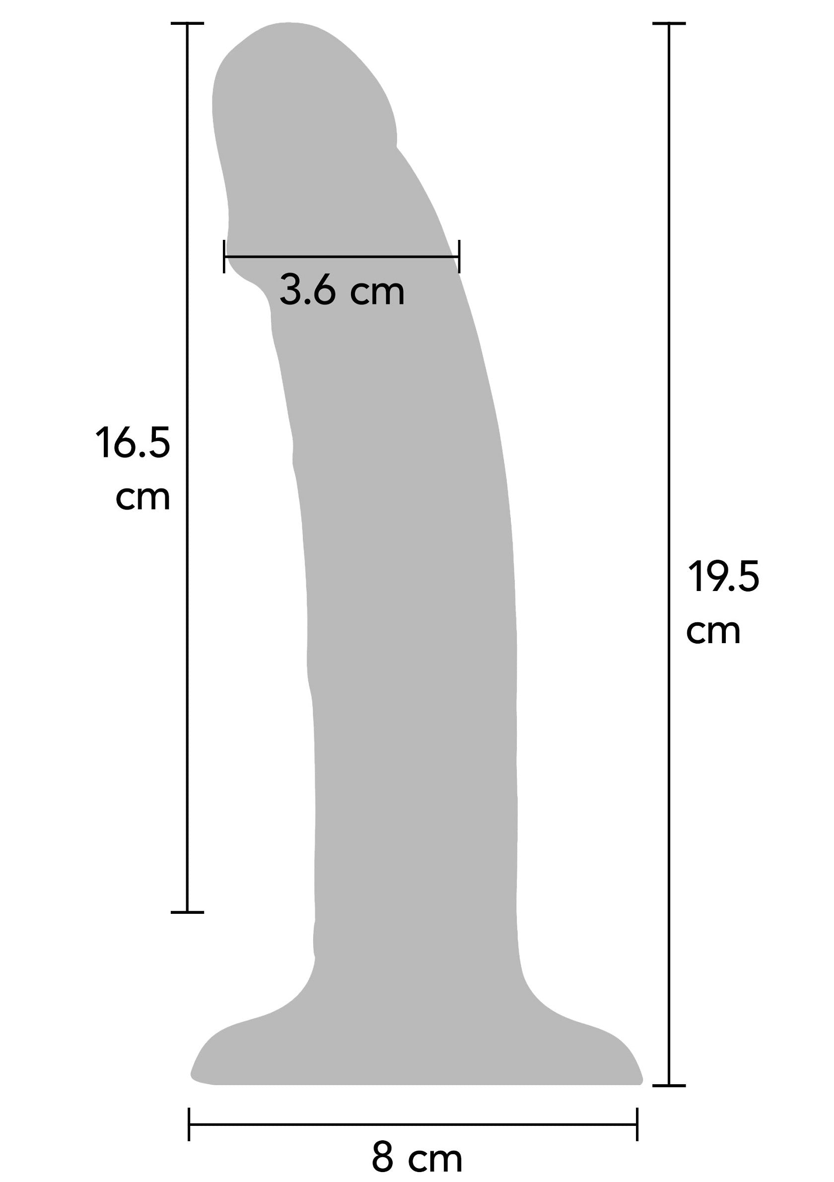 HARNESS DONG VIBRATING 19.5cm
