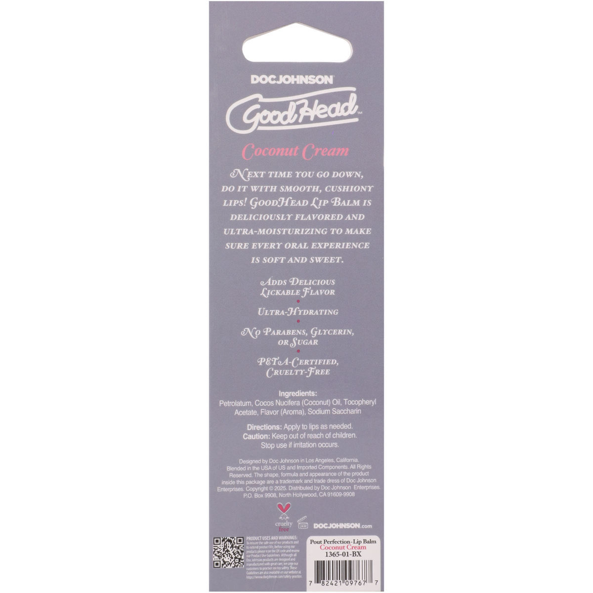 GOODHEAD POUT PERFECTION LIP BALM COCONUT CREAM