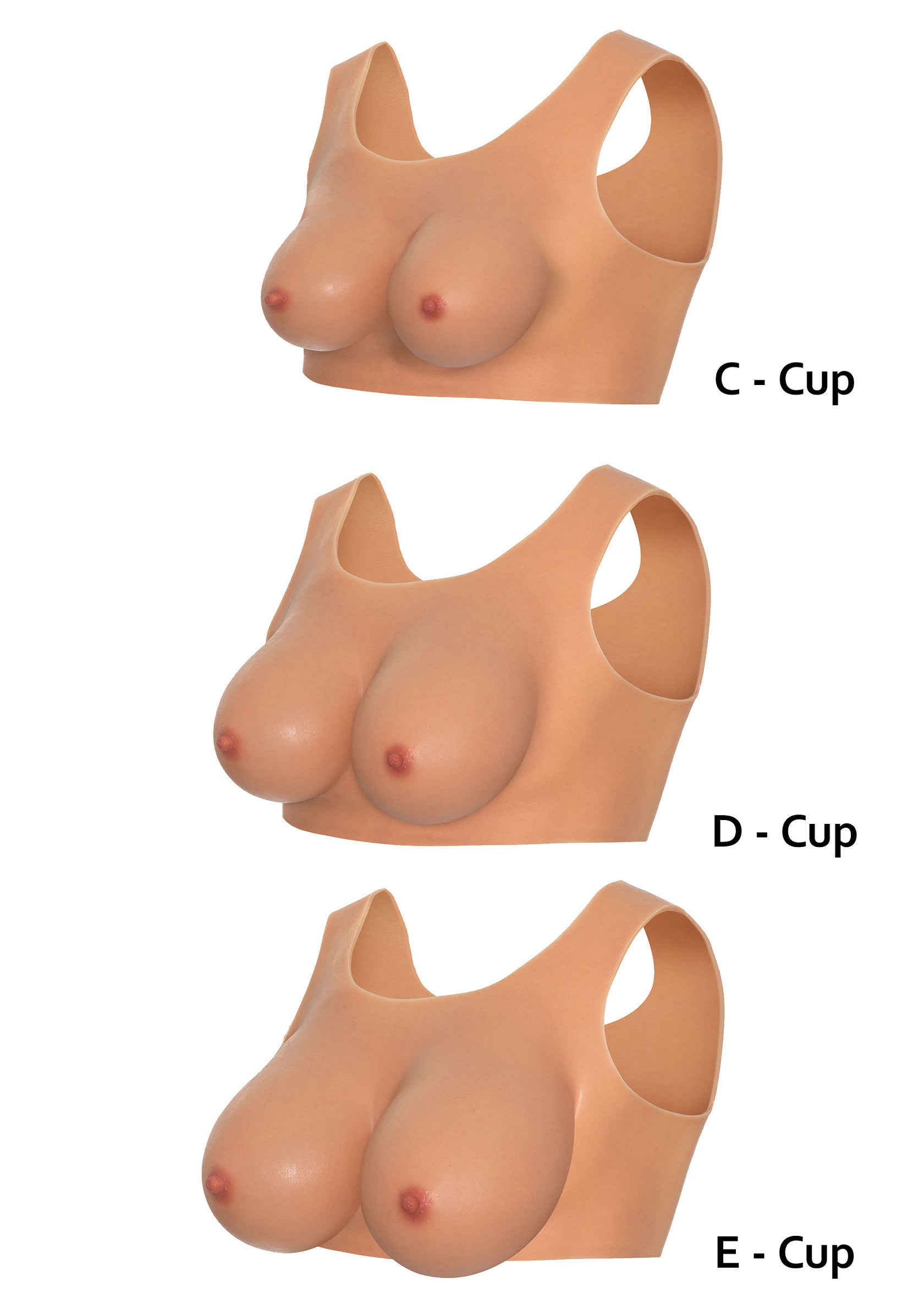 WEARABLE BREASTS TOP WITH C-CUP