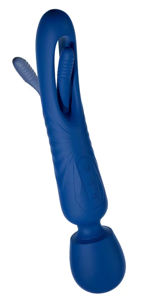 2 IN 1 WAND WITH FLICKING TONGUE