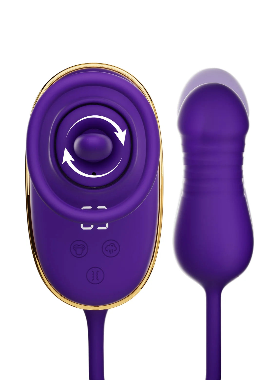 LICKING CLITORAL PUMP & ANAL STIMULATOR