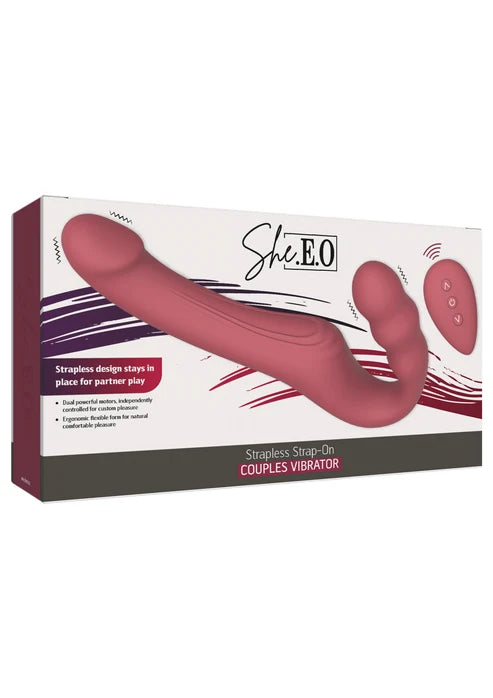 STRAPLESS STRAP-ON VIBRATOR