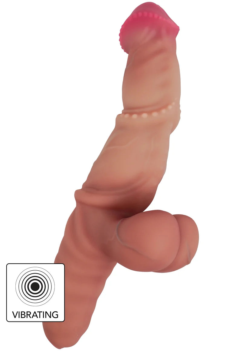 MUTANT RUMBLER VIBRATING DILDO LIQUID SILICONE