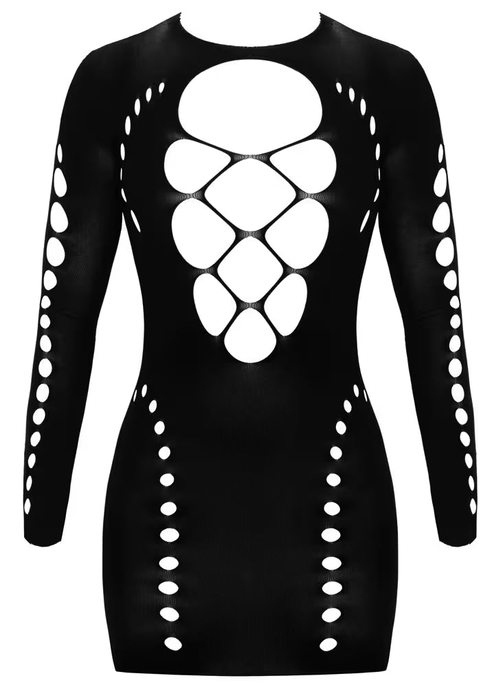 MINI DRESS WITH LONG SLEEVES