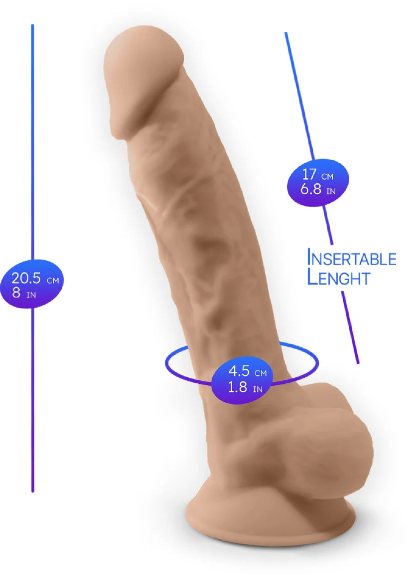 DILDO VIBRATING MODEL 8 INCH