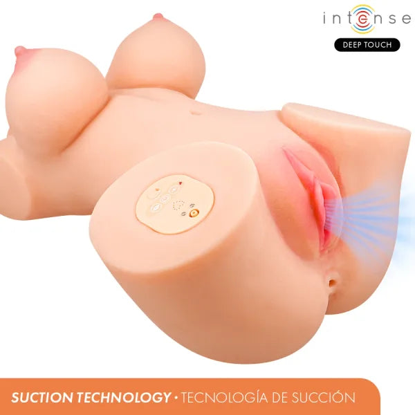 INTENSE DEEP TOUCH VERO TORSO - ANATOMICAL MODEL WITH SUCTION, HEAT & VOICE
