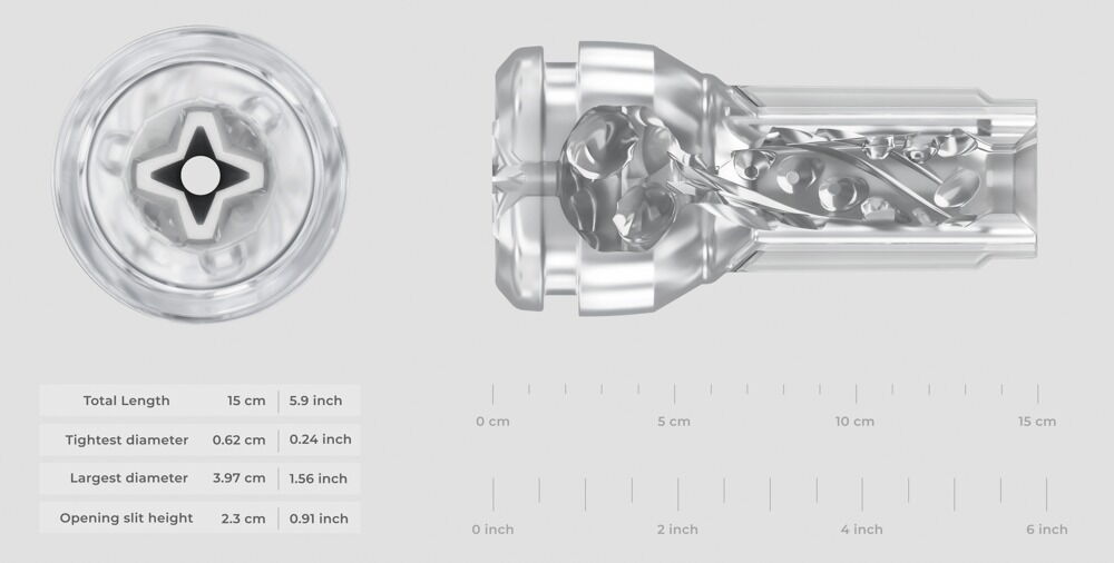 FEEL POCKET STROKER CRYSTAL + POWER BLOW
