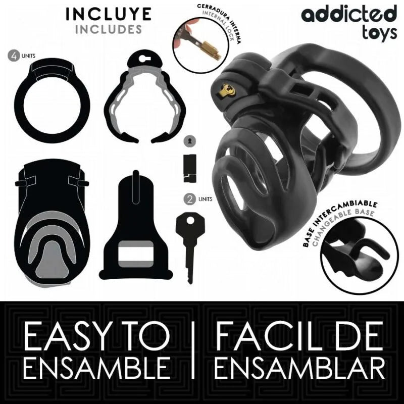 ADDICTED TOYS LOCKED – ETERNAL LOCK PENIS CAGE