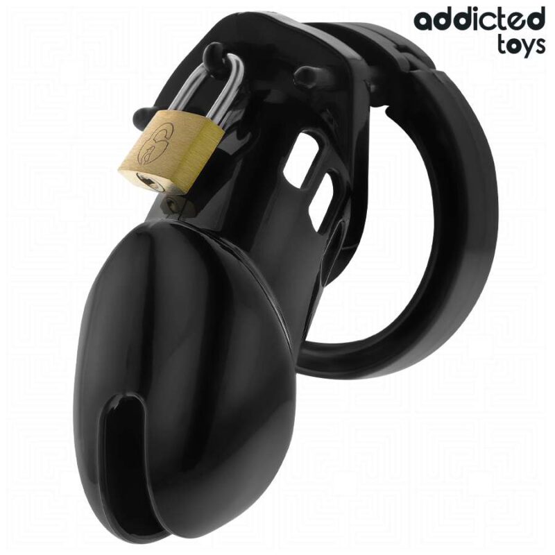 ADDICTED TOYS LOCKED – OBSIDIAN HOLD PENIS CAGE SIZE M