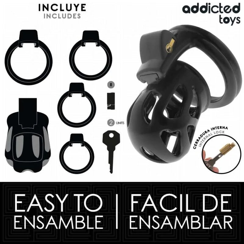 ADDICTED TOYS LOCKED – SILENT KEEP PENIS CAGE