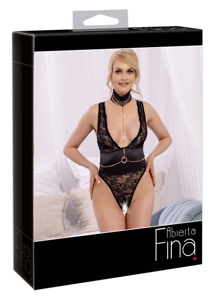CROTCHLESS LACE BODY
