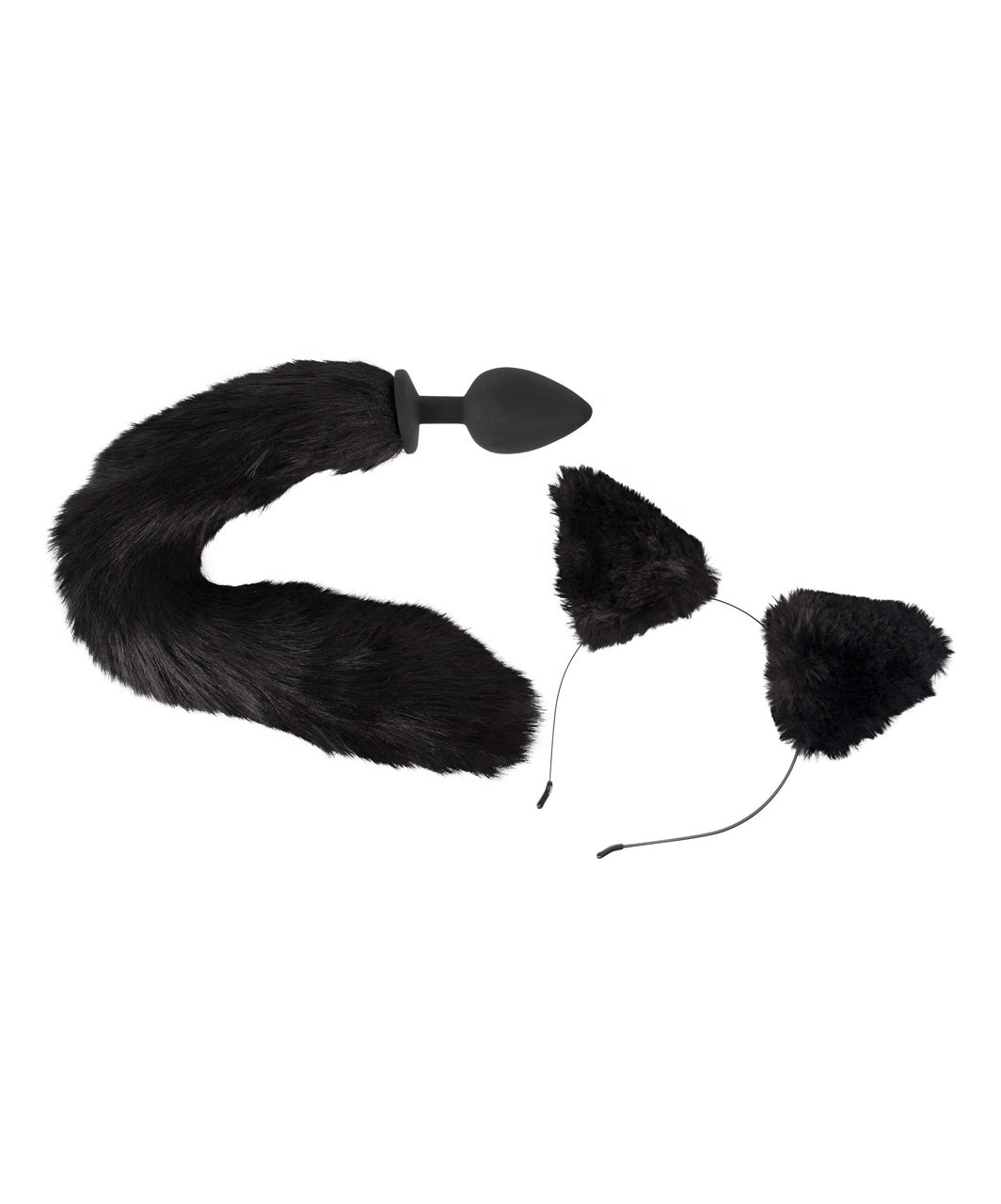 BAD KITTY PET PLAY TAIL PLUG & EARS SET