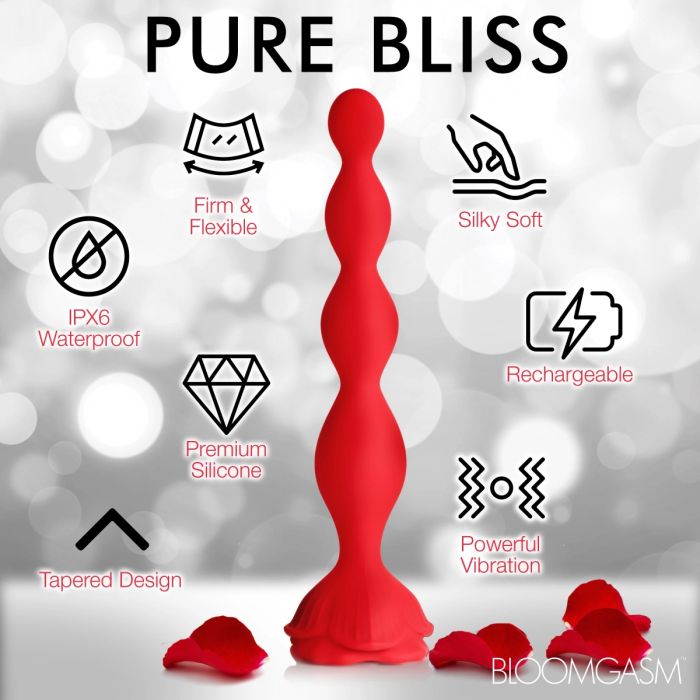 BLOOMGASM BEADED BLOOM 9X BEADED ROSE VIBRATOR