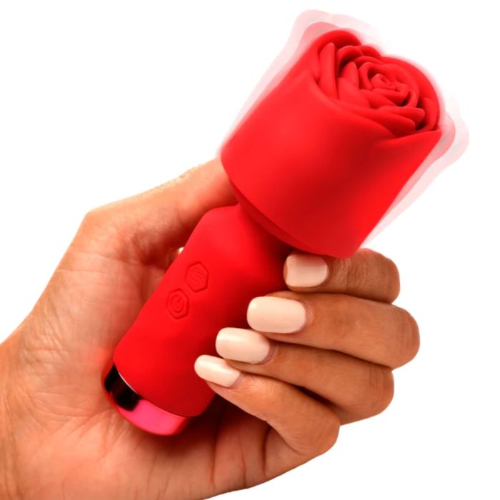 BLOOMGASM PLEASURE ROSE PETITE MINI SILICONE ROSE WAND