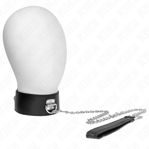 COLLAR WITH LEASH 65 CM