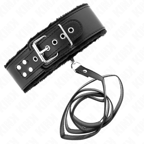FUR COLLAR WITH LEASH