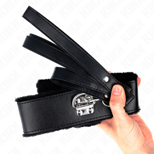 FUR COLLAR WITH LEASH