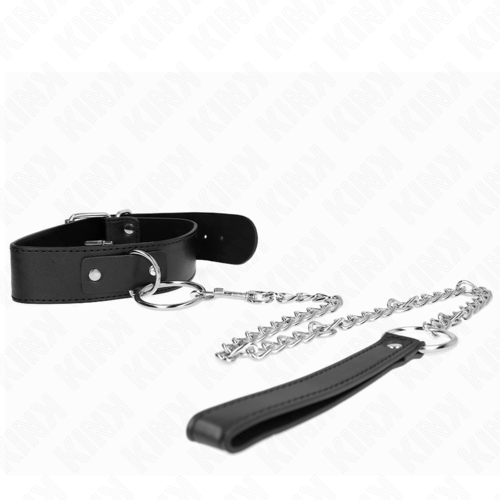 COLLAR WITH LEASH ADJUSTABLE