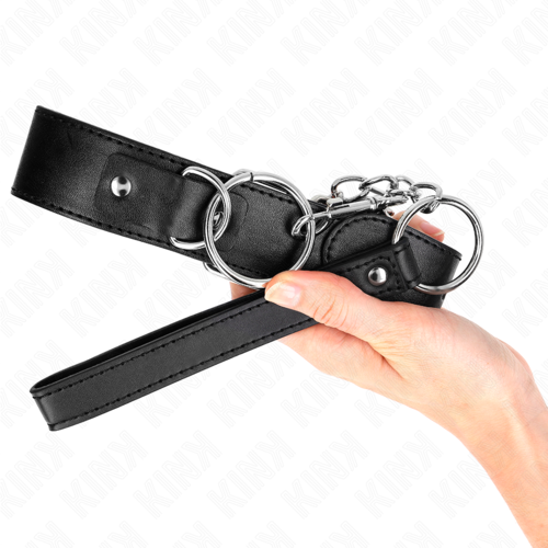 COLLAR WITH LEASH ADJUSTABLE