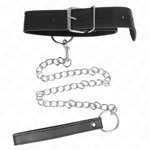 COLLAR WITH LEASH ADJUSTABLE