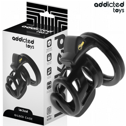 GILDED CAGE SILICONE PENIS CAGE 8.5 CM