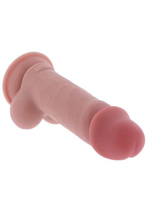 DELUXE DUAL DENSITY THICK DILDO 17 CM