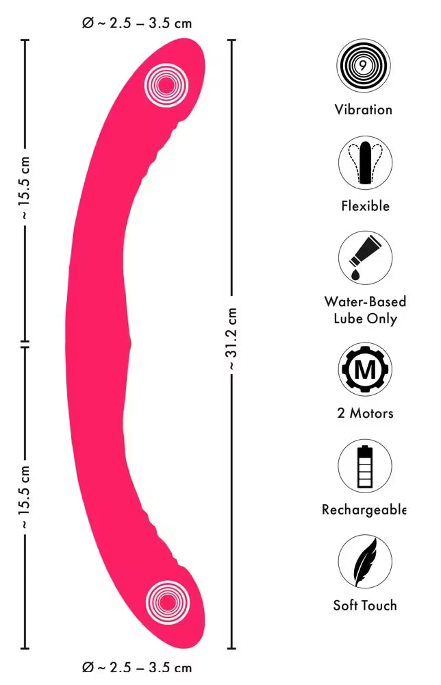 DOUBLE VIBRATOR - COUPLES CHOICE