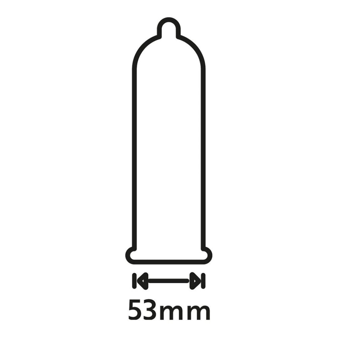 EXTRA FUN RIBBED CONDOMS - 48 PIECES