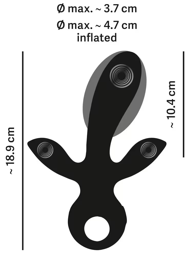 INFLATABLE TRIPLE VIBRATOR