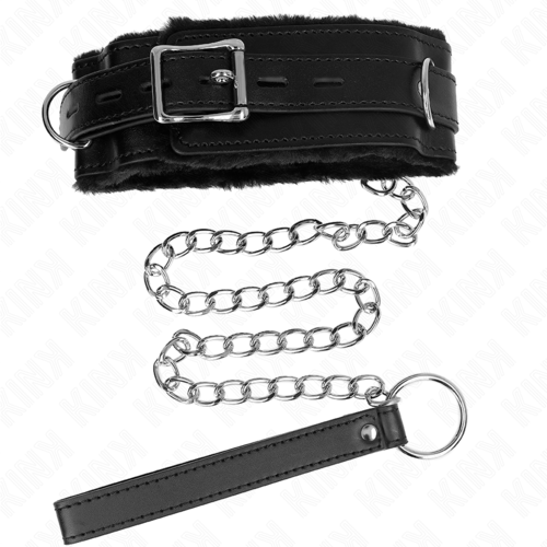 COLLAR WITH LEASH 65 CM