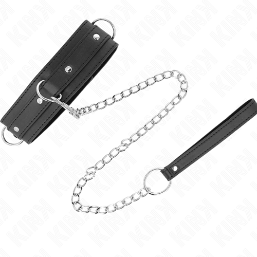 COLLAR WITH LEASH 65CM